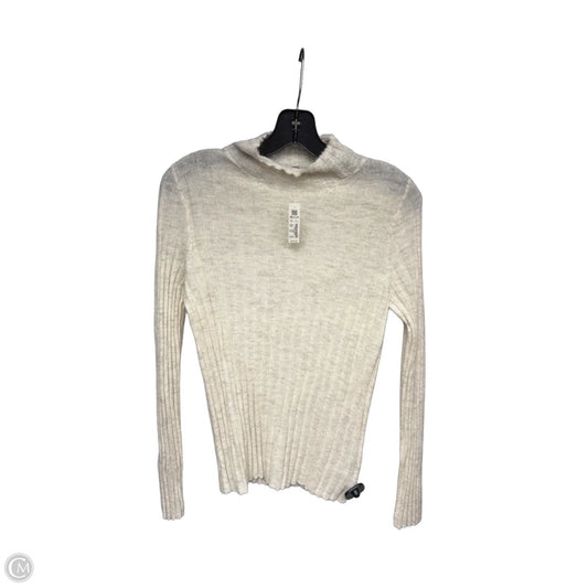 Top Long Sleeve By Madewell In Cream, Size: M