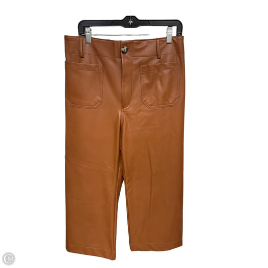 Pants Cropped By Maeve In Brown, Size: 12