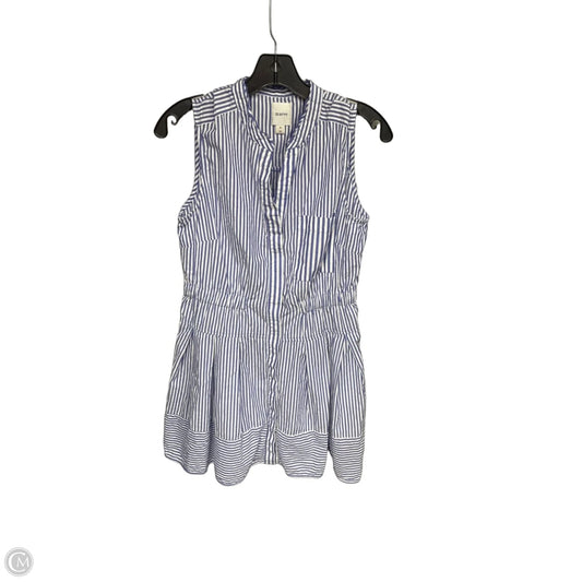 Dress Casual Short By Maeve In Blue & White, Size: M