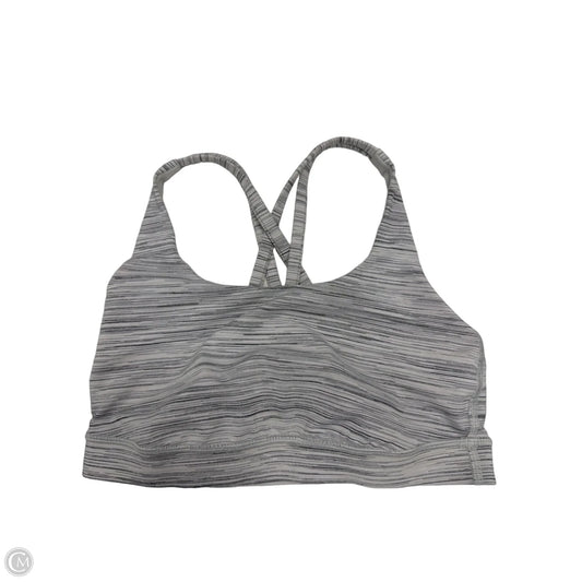 Athletic Bra By Lululemon In Grey, Size: 6