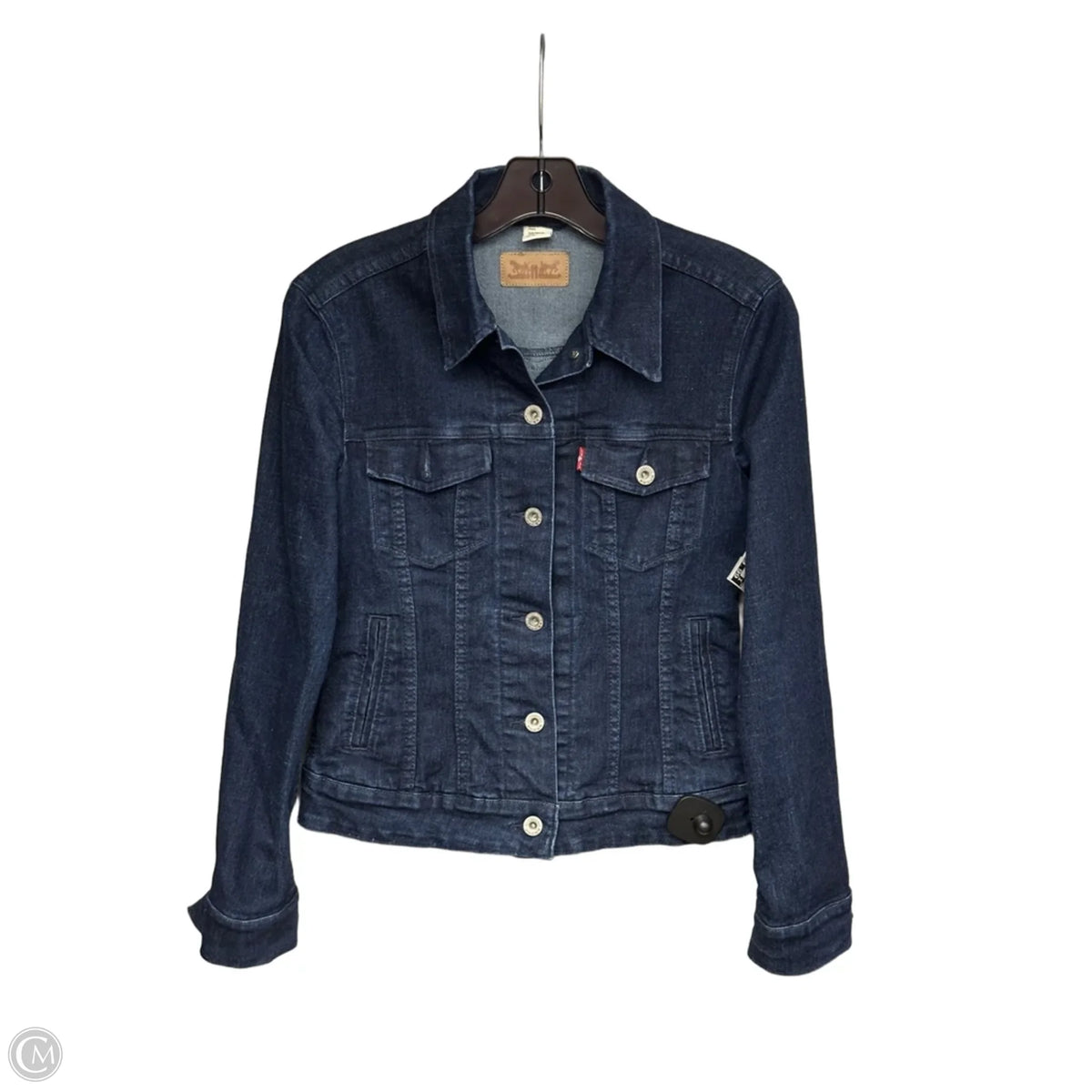 Jacket Denim By Levis In Blue, Size: S