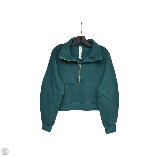 Athletic Sweatshirt Crewneck By Lululemon In Teal, Size: M
