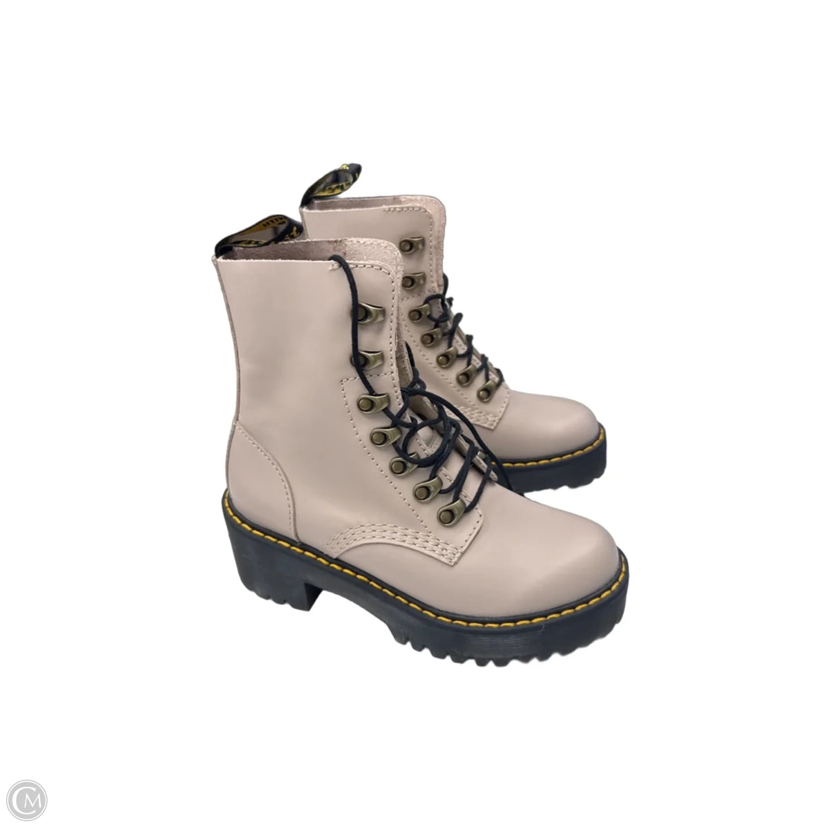 Boots Designer By Dr Martens In Tan, Size: 5