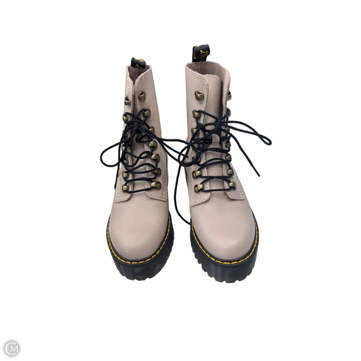 Boots Designer By Dr Martens In Tan, Size: 5