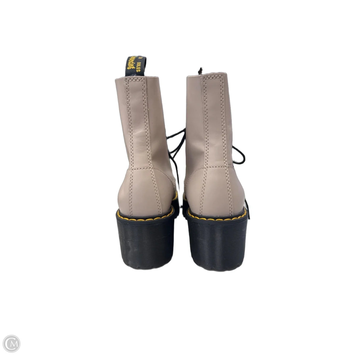 Boots Designer By Dr Martens In Tan, Size: 5