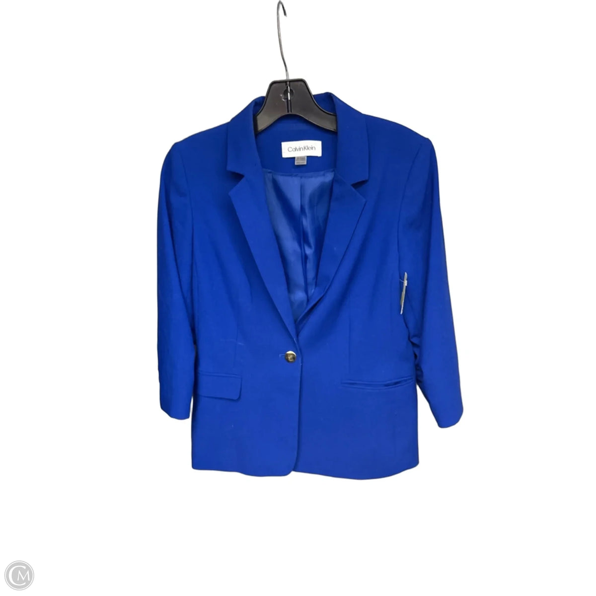 Blazer By Calvin Klein In Blue, Size: 6p