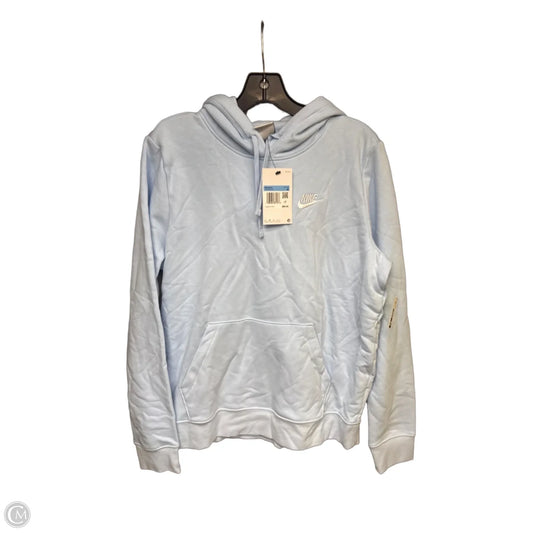 Athletic Sweatshirt Hoodie By Nike Apparel In Blue, Size: M