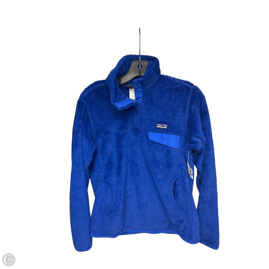 Jacket Fleece By Patagonia In Blue, Size: S
