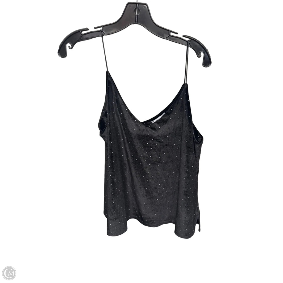 Top Sleeveless By Dex In Black, Size: L