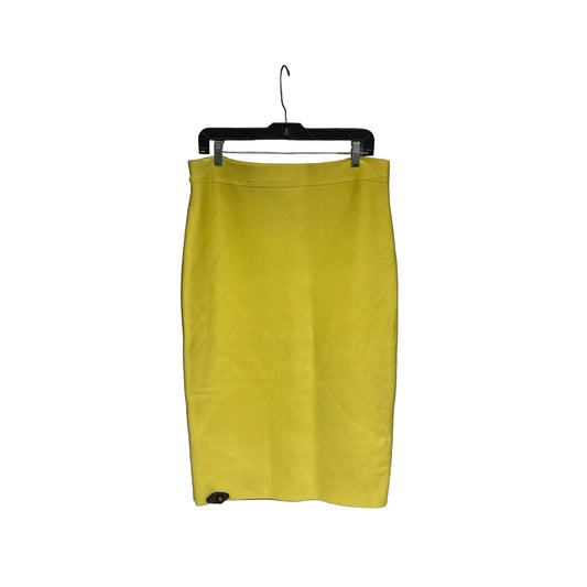 Skirt Midi By Forever 21 In Yellow, Size: Xxl