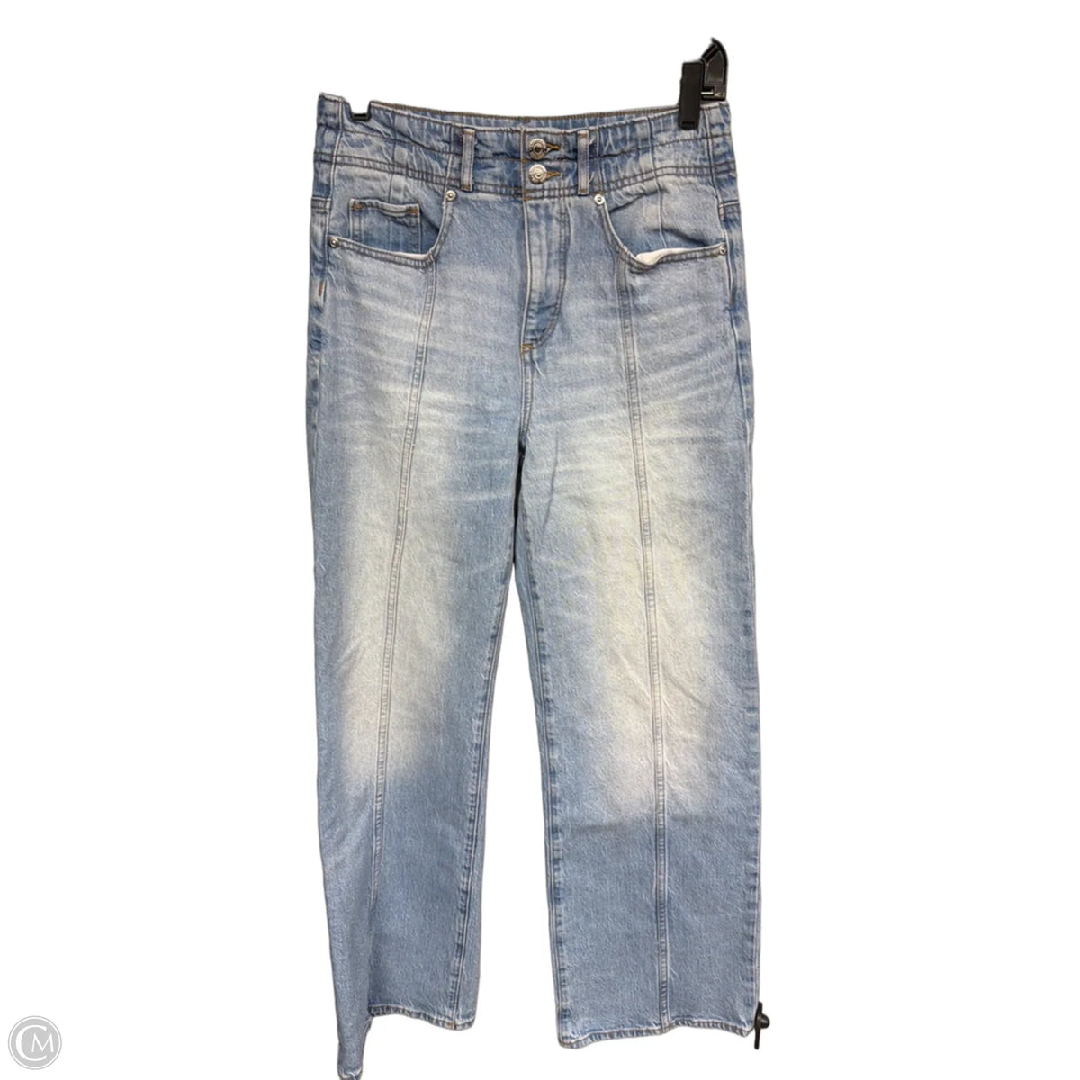 Jeans Wide Leg By Loft In Blue Denim, Size: 2