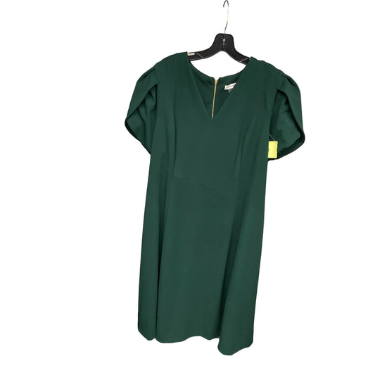 Dress Party Midi By Calvin Klein In Green, Size: 18
