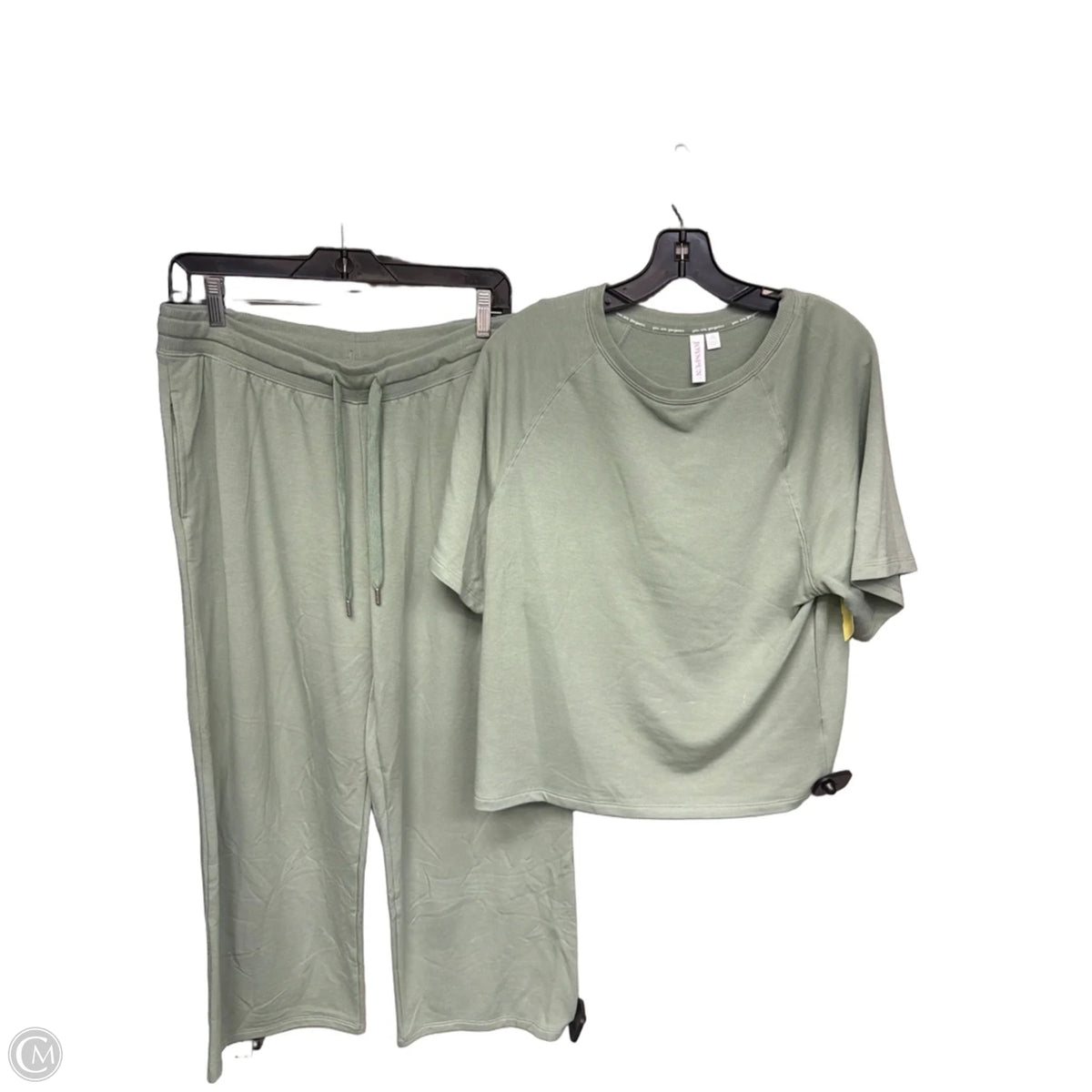 Athletic Pants 2pc By Joyspun In Green, Size: M