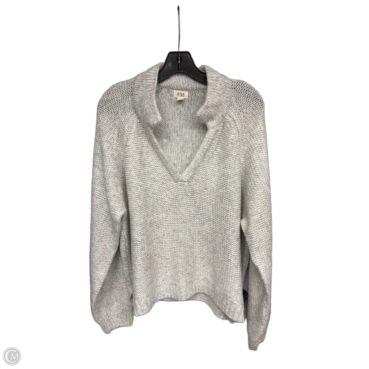 Sweater By Ana In Grey, Size: Xl