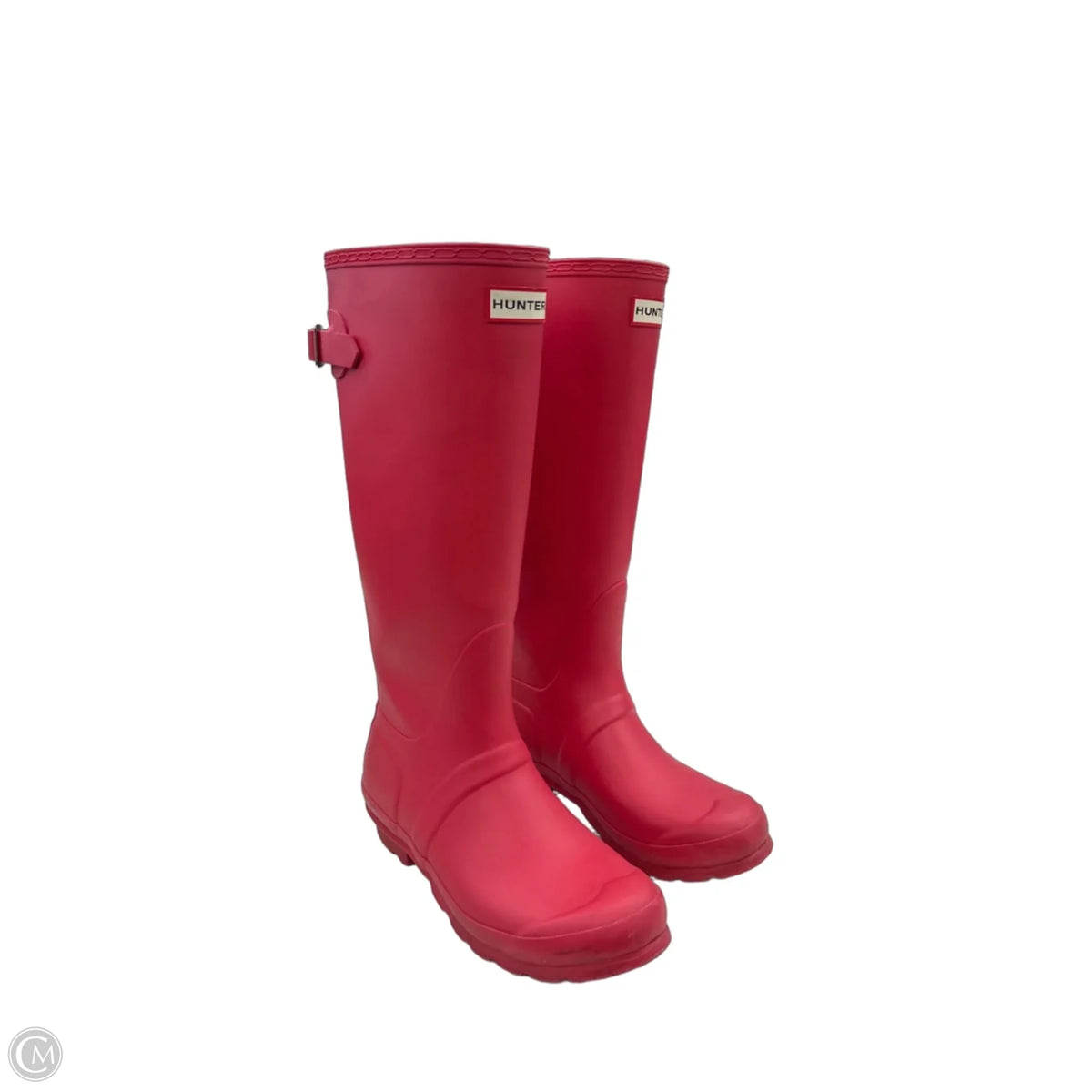Boots Designer By Hunter In Coral, Size: 7