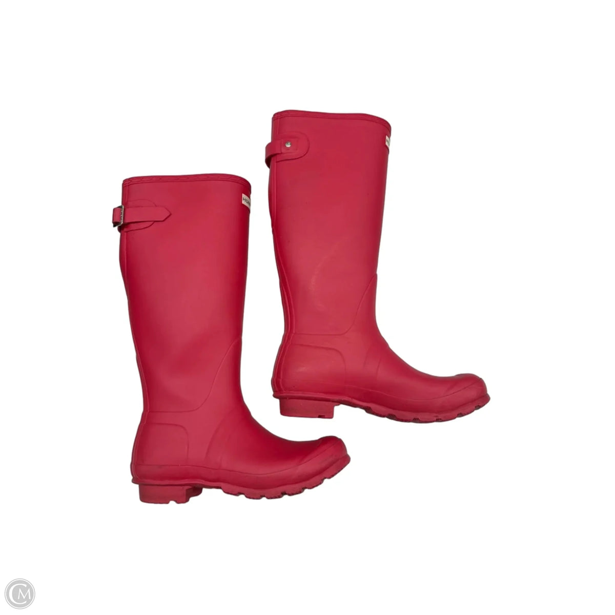 Boots Designer By Hunter In Coral, Size: 7