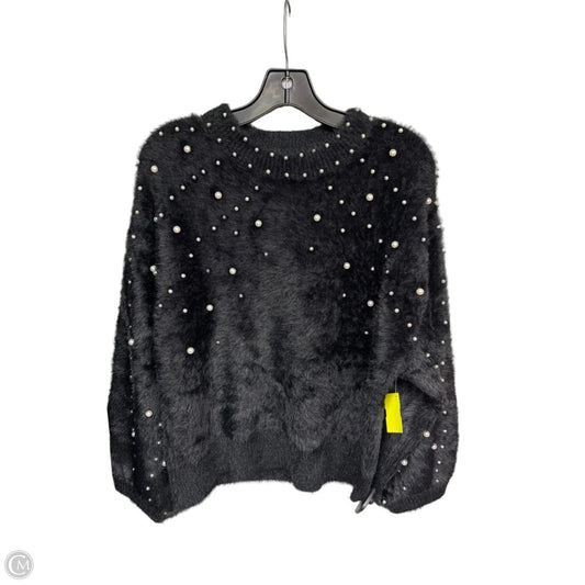 Sweater By Clothes Mentor In Black, Size: M