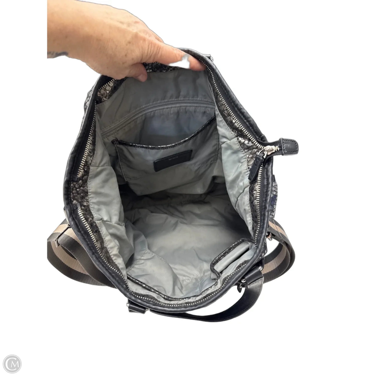 Handbag Designer By Tumi, Size: Large