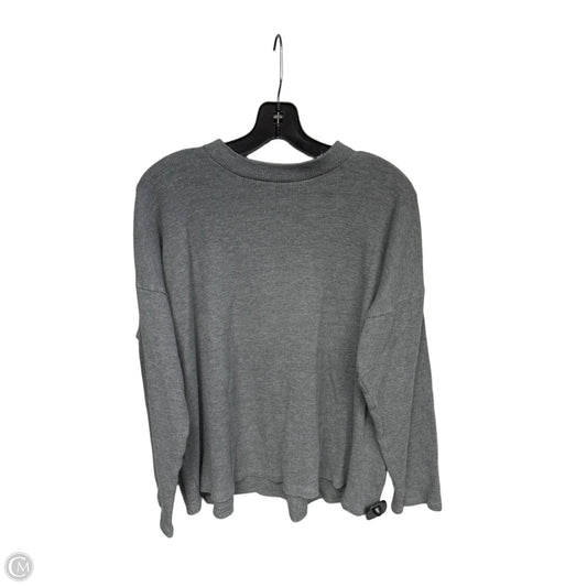 Top Long Sleeve By Eileen Fisher In Grey, Size: 1x