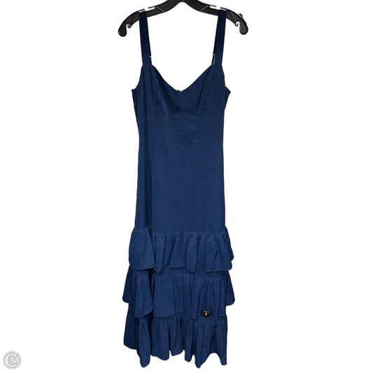 Dress Casual Maxi By Abercrombie And Fitch In Blue, Size: L