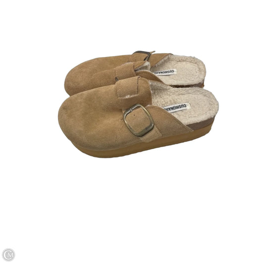 Shoes Heels Block By Cushionaire In Brown, Size: 8.5