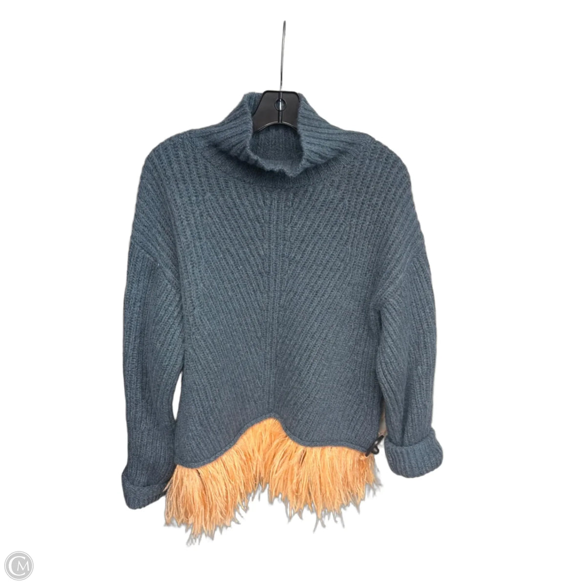 Sweater By Clothes Mentor In Teal, Size: S