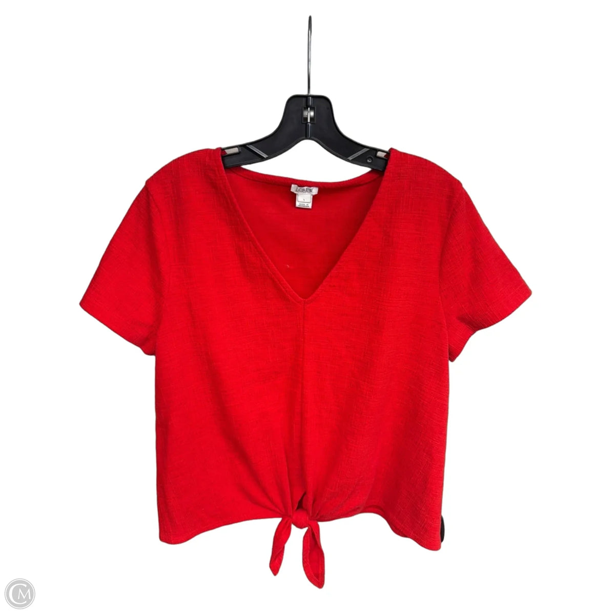 Top Short Sleeve By J. Crew In Red, Size: L