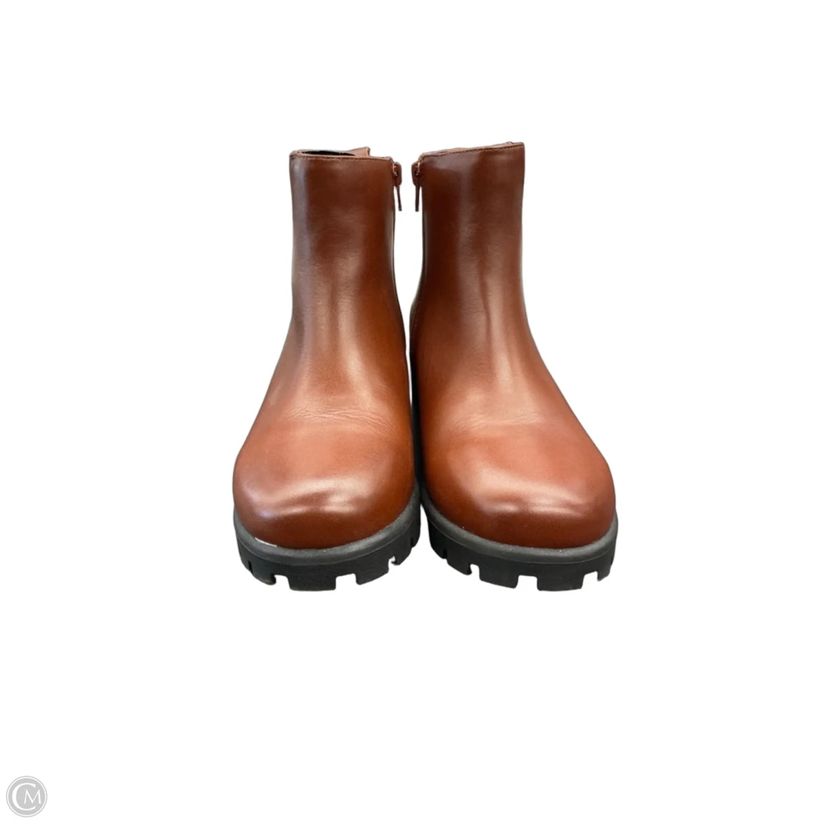 Boots Ankle Flats By Lands End In Brown, Size: 9