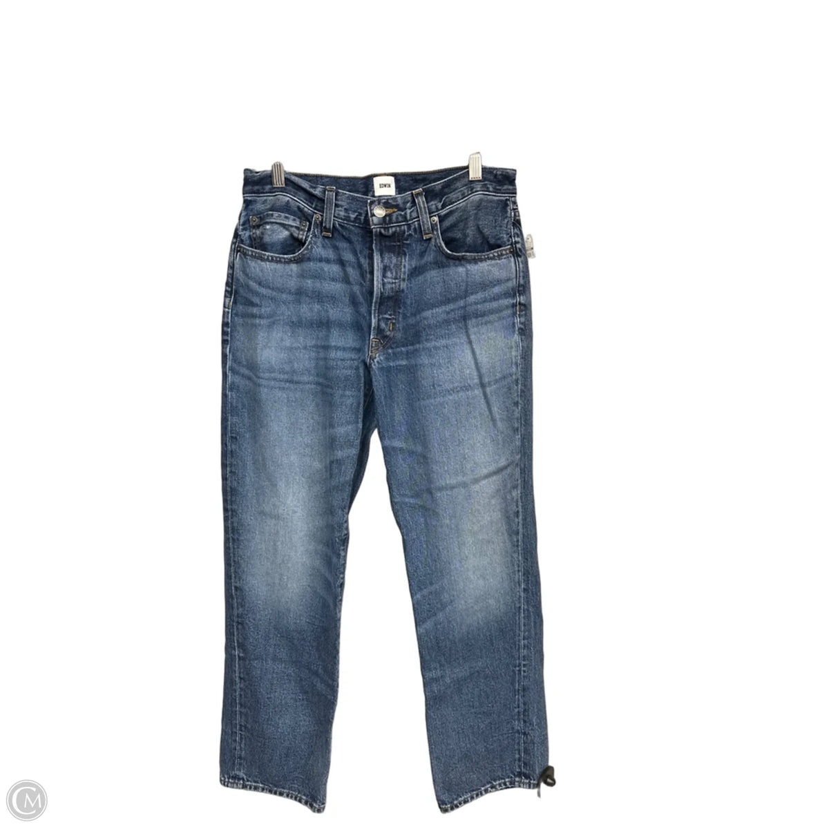 Jeans Straight By Edwin In Blue Denim, Size: 6