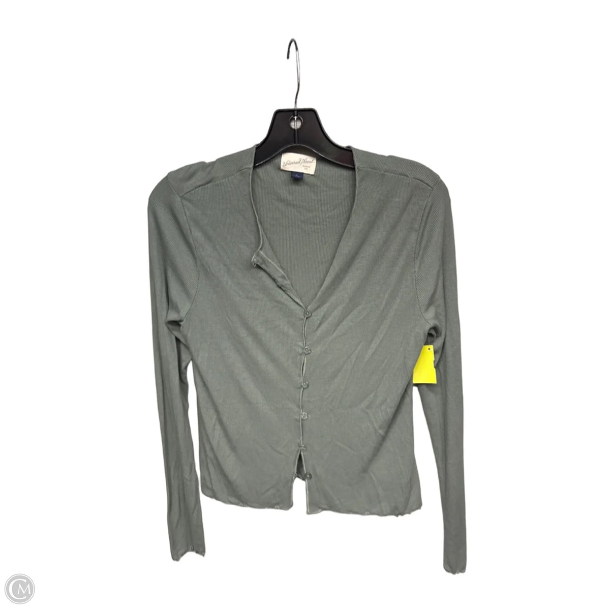 Top Long Sleeve By Universal Thread In Green, Size: L