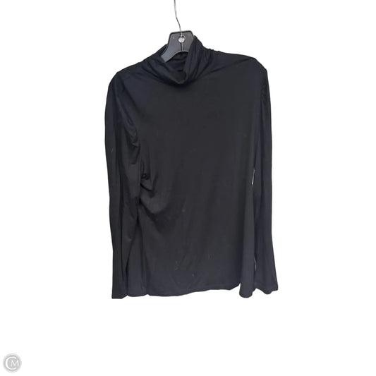 Top Long Sleeve By Apt 9 In Black, Size: Xl