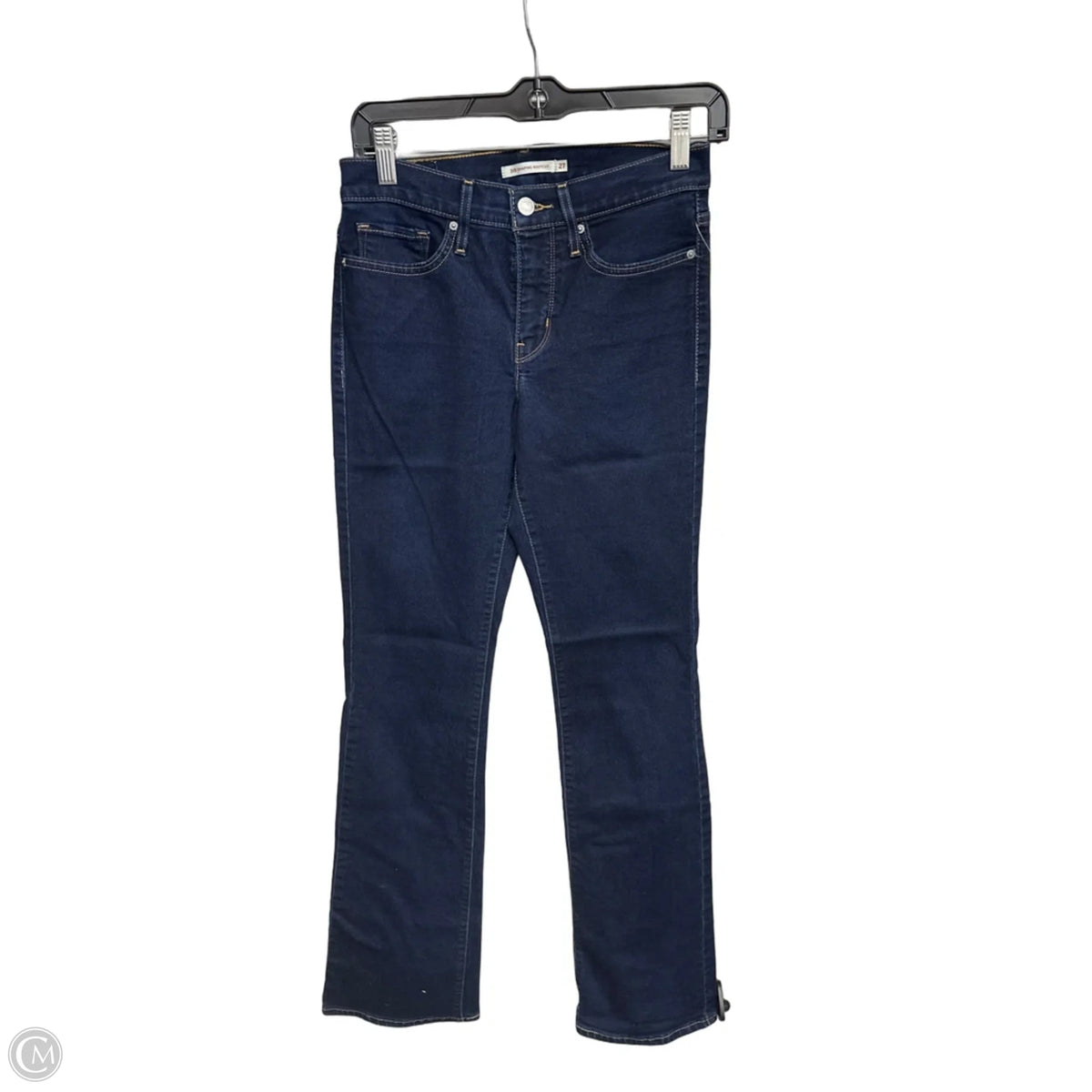 Jeans Boot Cut By Levis In Blue Denim, Size: 4