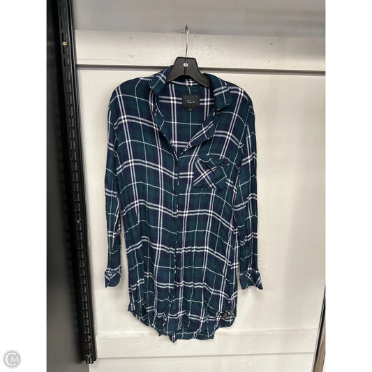 Tunic Long Sleeve By Rails In Green, Size: Xs