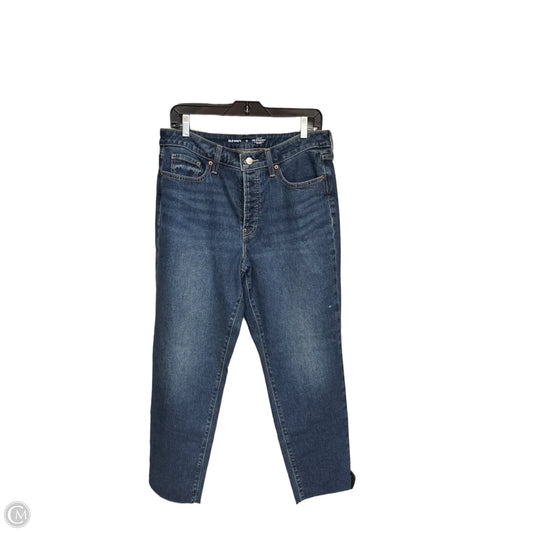 Jeans Straight By Old Navy In Blue Denim, Size: 12