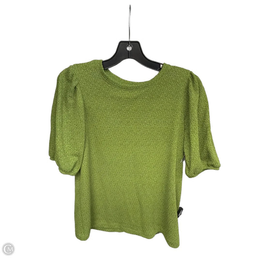 Top Short Sleeve By Lc Lauren Conrad In Green, Size: M