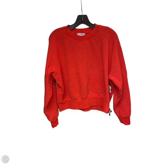 Sweatshirt Crewneck By Athleta In Orange, Size: M