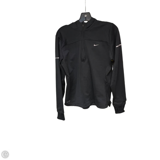 Athletic Sweatshirt Hoodie By Nike Apparel In Black, Size: M