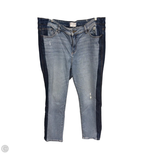 Jeans Straight By Lane Bryant In Blue Denim, Size: 20