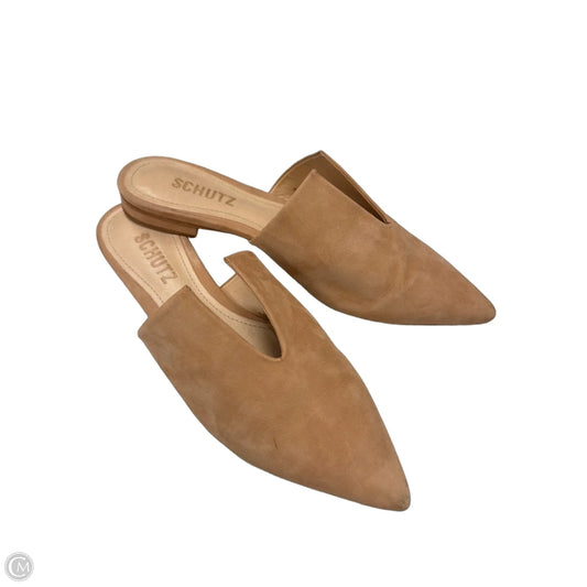 Shoes Flats By Schutz In Beige, Size: 7.5