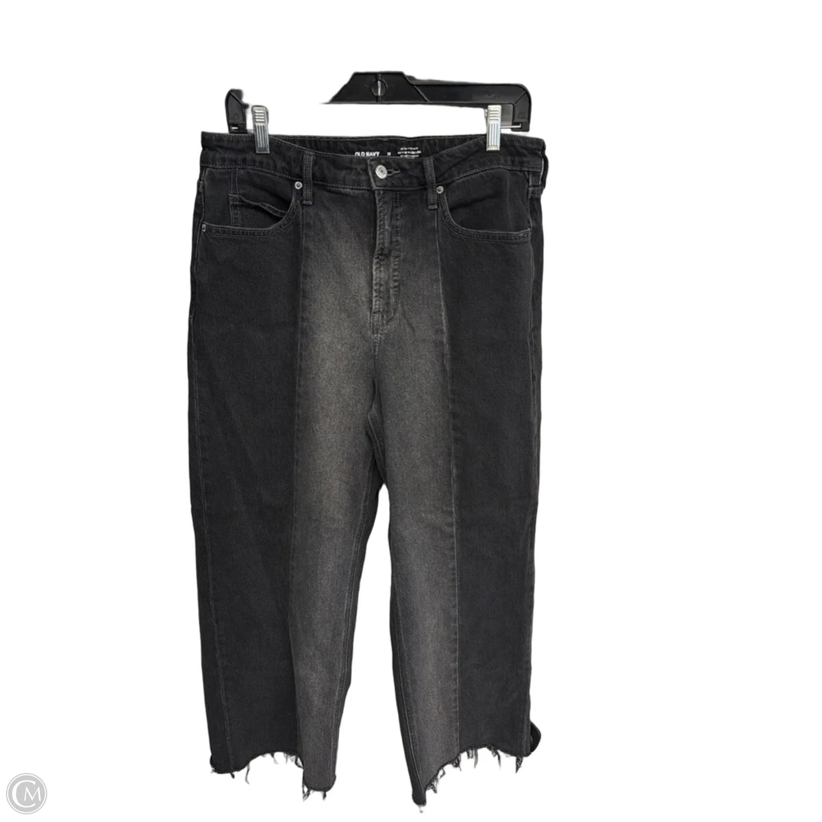Jeans Wide Leg By Old Navy In Black, Size: 12