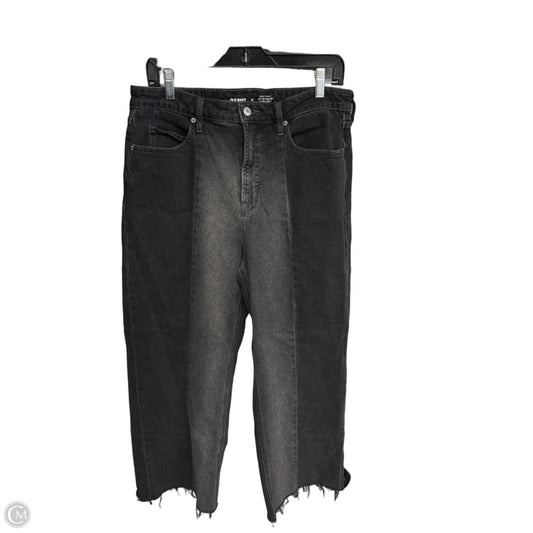 Jeans Wide Leg By Old Navy In Black, Size: 12