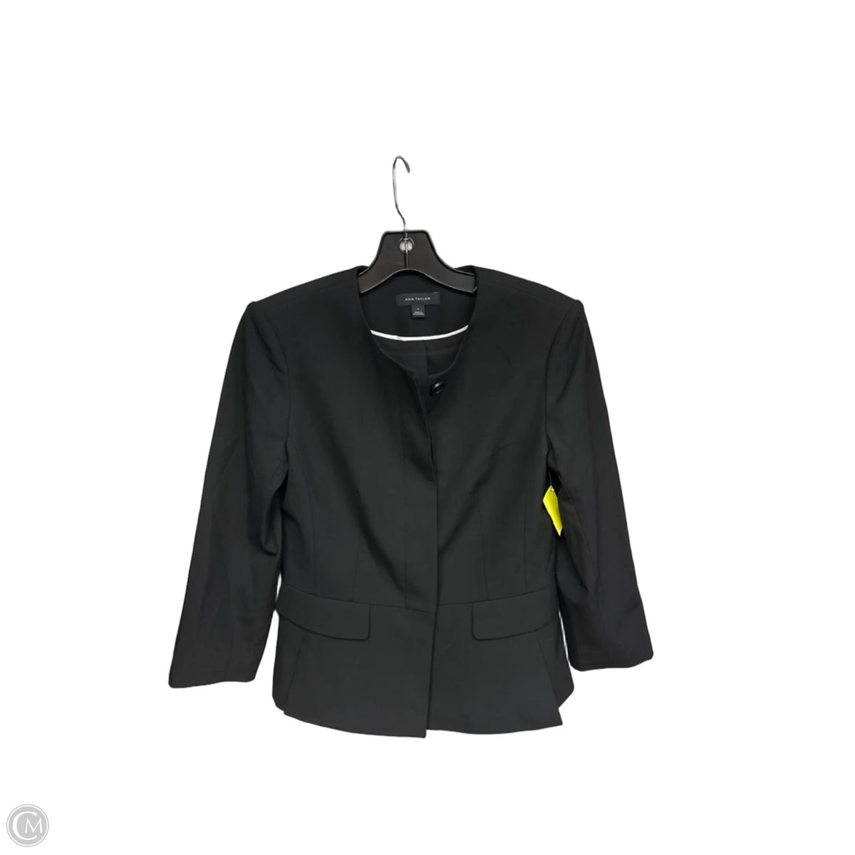 Blazer By Ann Taylor In Black, Size: 4