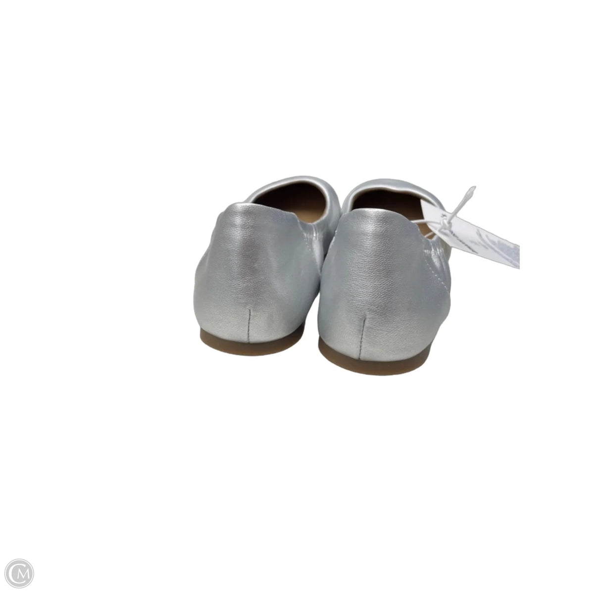 Shoes Flats By Amazon Essentials In Silver, Size: 8