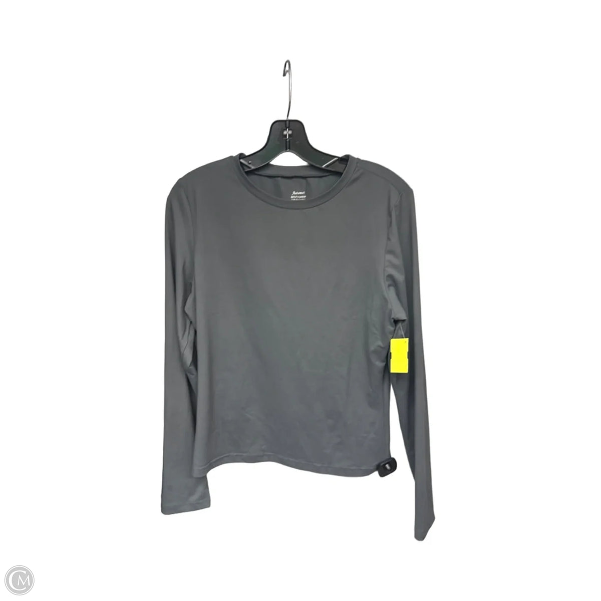 Top Long Sleeve Basic By Automet In Grey, Size: Xl