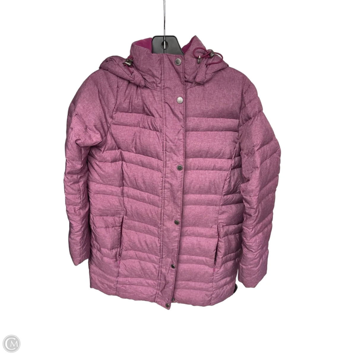 Jacket Puffer & Quilted By Lands End In Purple, Size: S