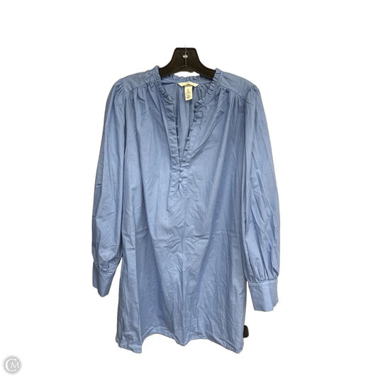 Tunic Long Sleeve By H&m In Blue, Size: L