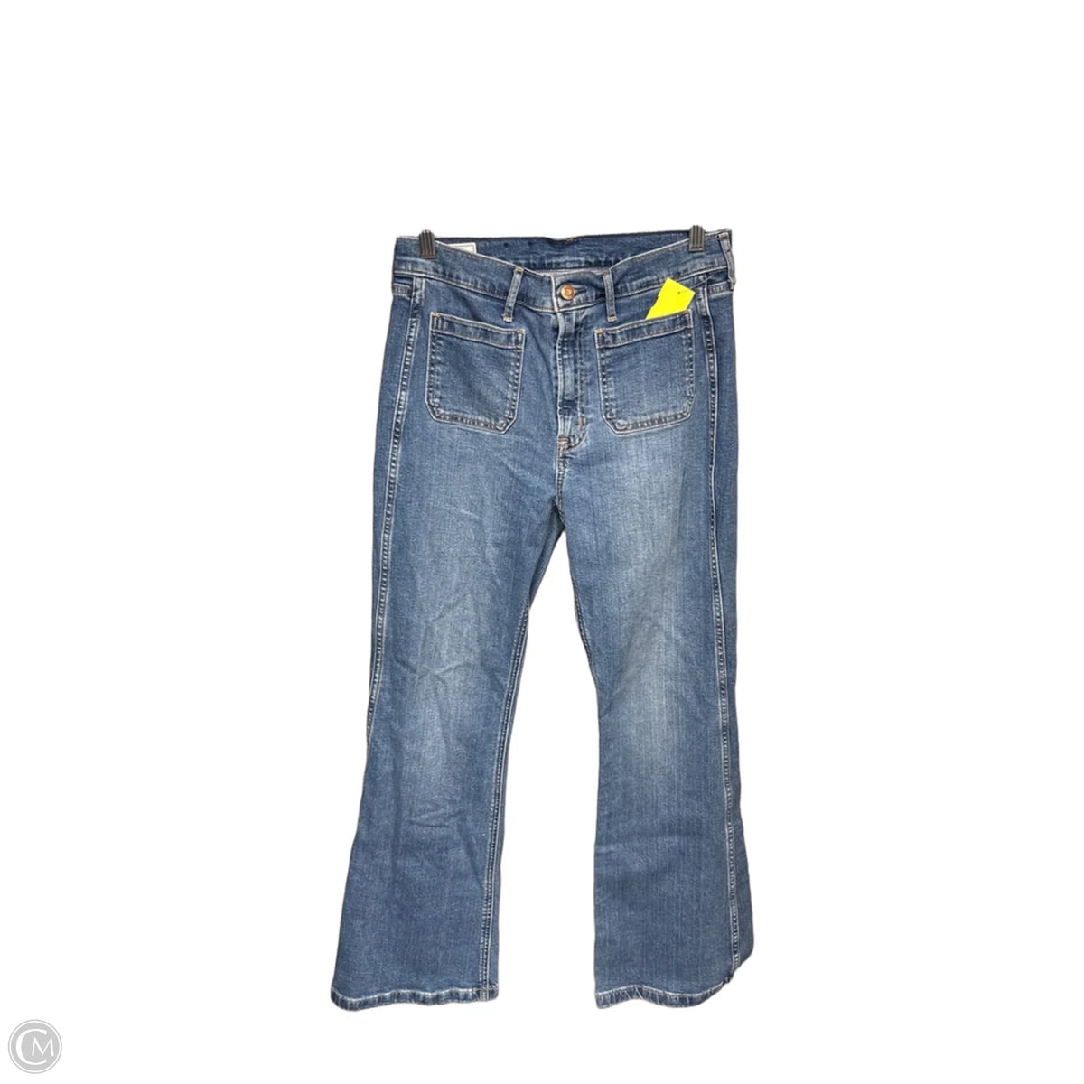 Jeans Flared By Gap In Blue Denim, Size: 8