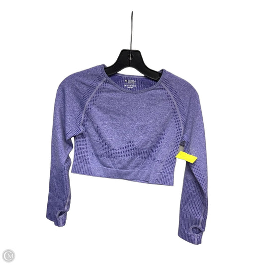 Athletic Top Long Sleeve Crewneck By Clothes Mentor In Purple, Size: M