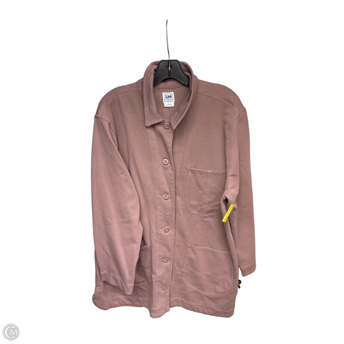 Jacket Shirt By Lee In Mauve, Size: Xl