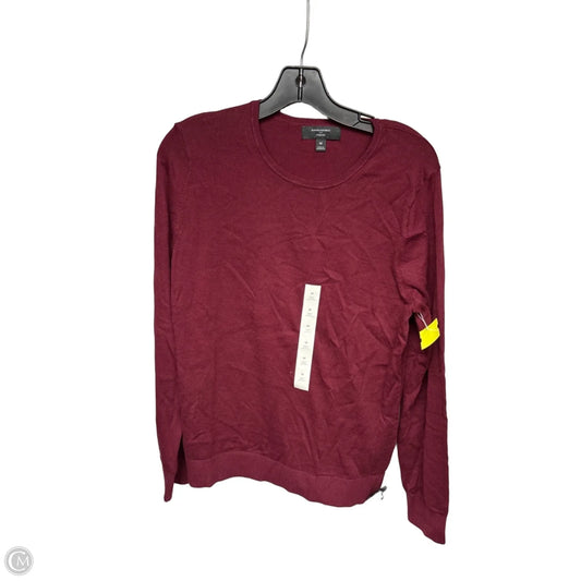 Top Long Sleeve By Banana Republic In Red, Size: M